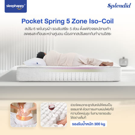 ที่นอน 3.5 ฟุต SLEEPHAPPY SPLENDID_4